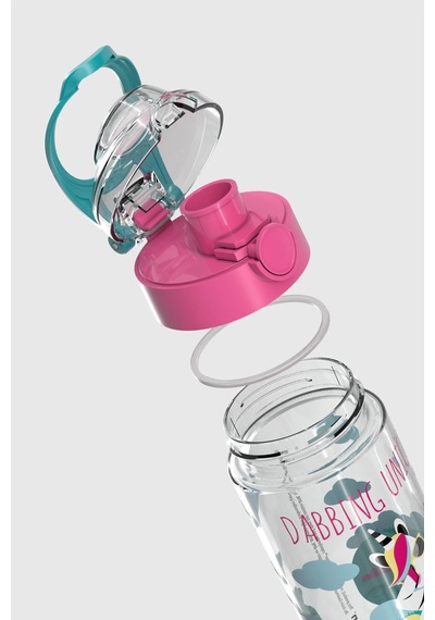 Renga Saga Unicorn Desenli 500 Ml Tritan Çocuk Matara 912014 Pembe-turkuaz Turkuaz - Pembe