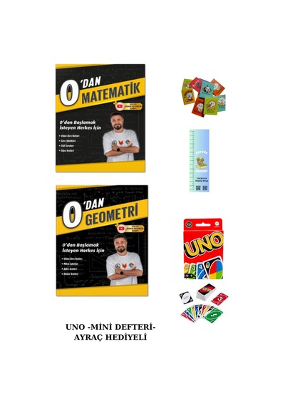 Rehber Matematik Tyt 0 Dan Matematik -geometri 2 Kitap Uno-mini Defter-trtıl Ayraç Hediyeli 2025