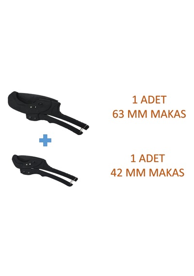 Fusion Pprc Boru Makas Seti 42mm+63mm