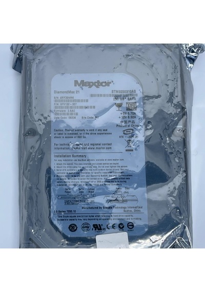 Maxtor Diamondmax 21 250gb 7.2k 8mb Sata Iı 3.5'' Stm3250310as