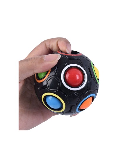Siyah Gökkuşağı Bulmaca Topu ,speed Cupe Küp Zeka Küpü 3x3 Pastel Renkler Hız Küpü 2 Li Set Eğitici Zeka Oyunu