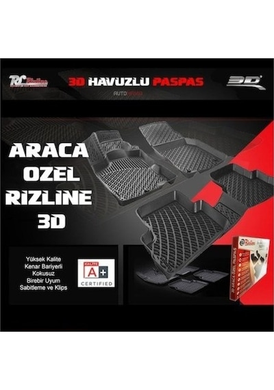 Rizline Audi A4 3D Havuzlu Paspas 1995 / 2001 Rizline