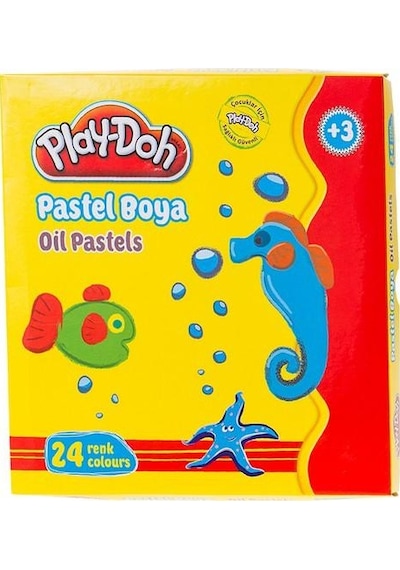 Play-Doh 24 Renk Pastel Boya Play-Pa004
