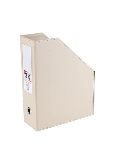 Magazinlik Suni Deri Masa Üstü Evrak/dosya Düzenleyici 23 30 9 Cm. Bej