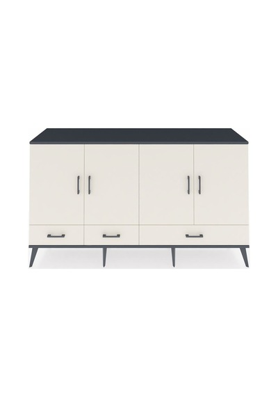 Hyperion Konsol 6 Raflı 3 Çekmeceli 4 Kapaklı 176x44x99 Antrasit- Antrasit-aytaşı Hyperion Konsol 6 Raflı 3 Çekmeceli 4 Kapaklı 176x44x99 Antrasit- Antrasit-aytaşı
