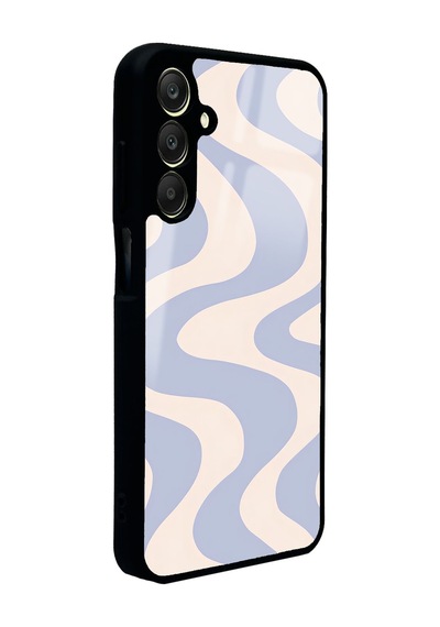 Samsung Uyumlu A25 Wave Efect Tasarımlı Glossy Telefon Kılıfı Çok Renkli
