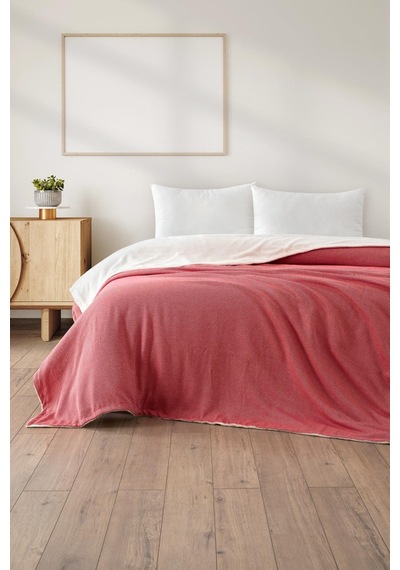 Likya Wellsoft Battaniye - Kırmızı 150x195 Ölçü / Ebat