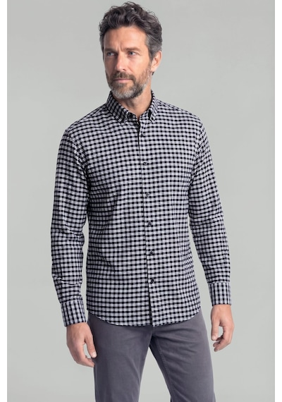 Bisse Modern Fit İtalyan Yaka Düğmeli Ekose Kışlık Pamuk Lacivert Erkek Gömlek Gmeks0122300214 D39 Lacivert Bisse Modern Fit İtalyan Yaka Düğmeli Ekose Kışlık Pamuk Lacivert Erkek Gömlek Gmeks0122300214 D39 Lacivert