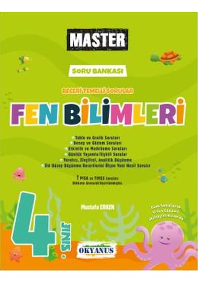 4. Sınıf Master Fen Bilimleri Soru Bankası -  Okyanus Eğitim