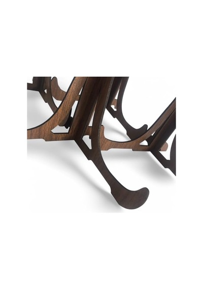 Tabak Ve Süs Levhaları Gerçek Ahşap 4'lü Teşhir Ayağı 16x16 Stand Diğer