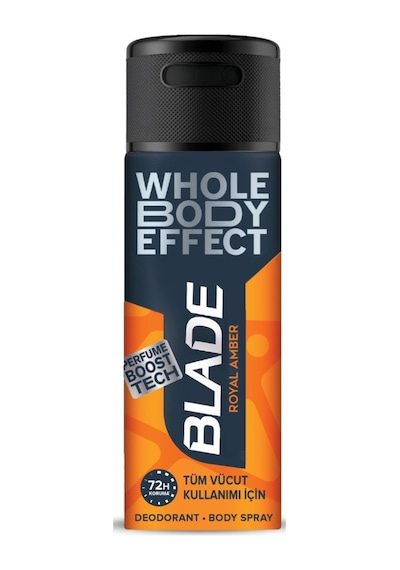 Blade Whole Body Deodorant Royal Amber 150 Ml 4 Adet