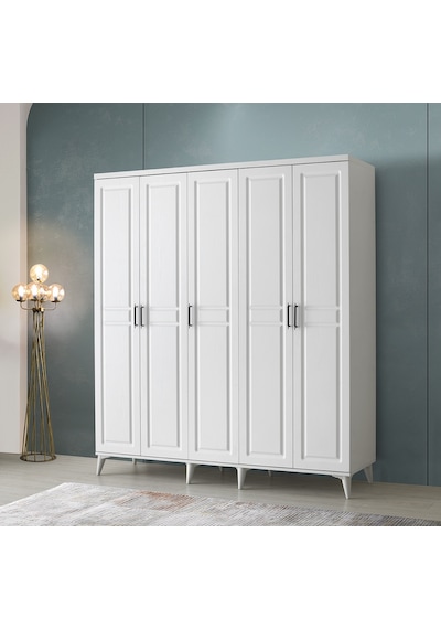 GuneyStore Sport 5 Kapaklı Komple MDF Gardırop GuneyStore Sport 5 Kapaklı Komple MDF Gardırop