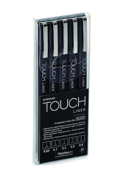 Touch Liner Teknik Çizim Kalemi Seti 5'li
