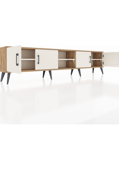 Arges Tv Ünitesi 3 Raflı 4 Kapaklı 220x30x51 Çam-aytaşı Aytası/aytası - Atlas Çam Arges Tv Ünitesi 3 Raflı 4 Kapaklı 220x30x51 Çam-aytaşı Aytası/aytası - Atlas Çam