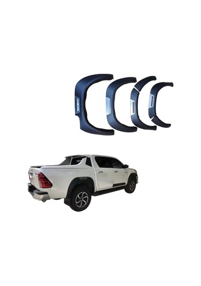 2021+ Toyota Hilux Çamurluk Dodik Uzun Model Kabartma Kaplama Koruma Off Road İthal