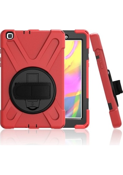 Samsung Uyumlu Galaxy Tab A 8.0 T290 T295 T297 Kılıf Defender Askılı Zır