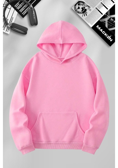 Macklin Sevgili Çift Kombin Şimşek Mcqueen Ve Sally Yarış Sırt Baskılı Kapüşonlu Sweatshirt 2li Takım Siyah Pembe Mck1453 Çok Renkli