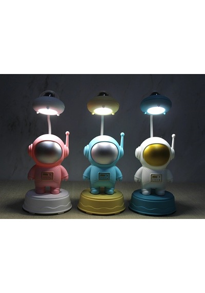 Astronot Masa Lambası Pembe