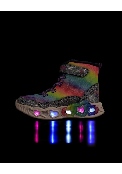 Skechers Infınıte Heart Lıghts Büyük Kız Çocuk Lacivert Işıklı Bot 303054l Nvmt Lacivert