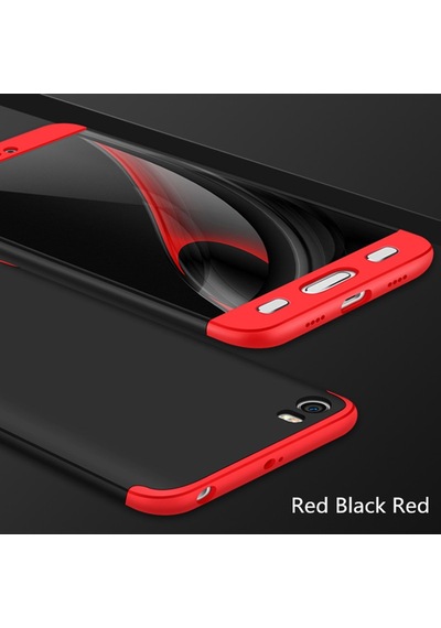 Xiaomi Mi 5S Kilif Zore Kamera Korumali 360 Tam Koruma Ays 235327887 - Renk Seçimi / Kirmizi+Siyah