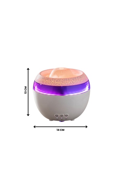 Led Işıklı Hava Nemlendirici Ve Ultrasonik Aroma Difüzör Sessiz Çalışma & Zamanlayıcı