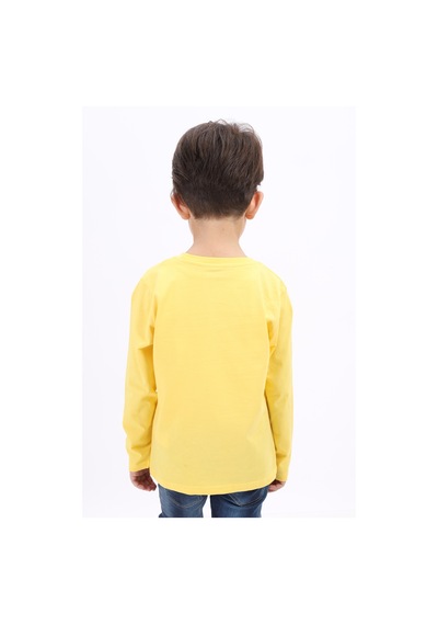 Toontoy Kids Toontoy Erkek Çocuk Baskılı Tişört Sarı
