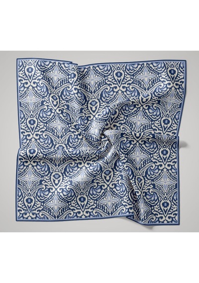 Silk Home Soft Eşarp 73099-18 Saks, Bebe Mavi, Beyaz