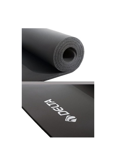 Delta Pilates Minderi Yoga Matı 10mm Siyah Tnf 516 Pembe