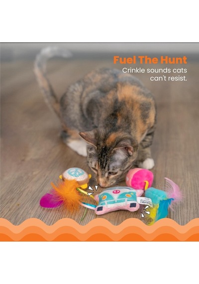 Festival Catnipli Kedi Çiğneme Oyuncağı 3' Lü Paket