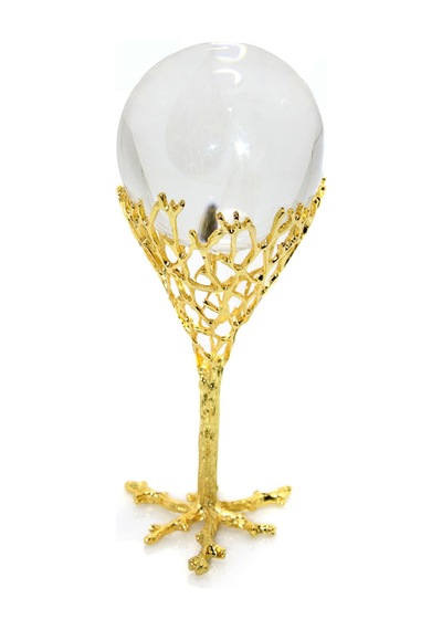 10 Adet Dekoratif Kristal Küre Metal Ayaklı, Masa Ve Ev Dekoru, Kristal Ball, Decorative Crystal 1
