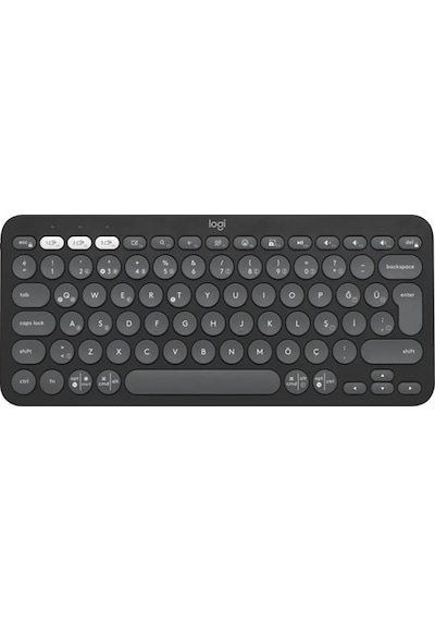 Logitech K380s Çakıl Tuşlu Bluetooth Klavye Siyah