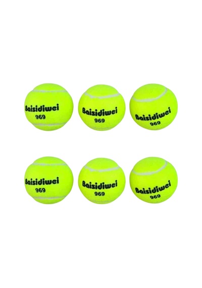 6 Lı Tenis Topu Seti Antrenman Ve Günlük Kullanım İçin Uygun