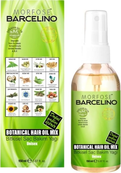 Morfose Barcelino Unisex Botanical Saç Bakım Yağı 150 ML
