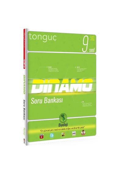 Tonguç 9.Sınıf Dinamo Biyoloji Soru Bankası Test Kitabı Kitap