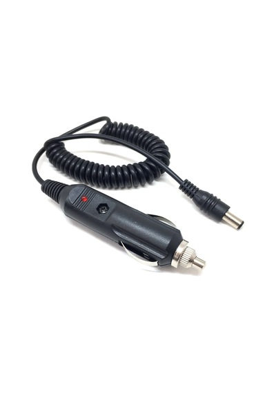 Trobus Oto Çakmak Fişi Spiral Kablolu Sigortalı 5.5x2.5 Mm Uçlu 2 A 1,3 M