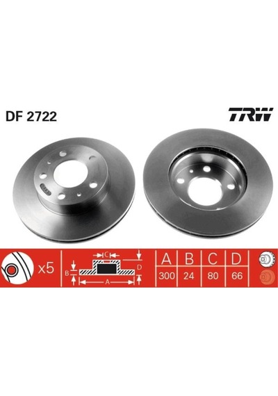 Fren Dıskı On Havalı 300mm Fıat Ducato Peugeot Boxer Cıtroen Jumper 51858362