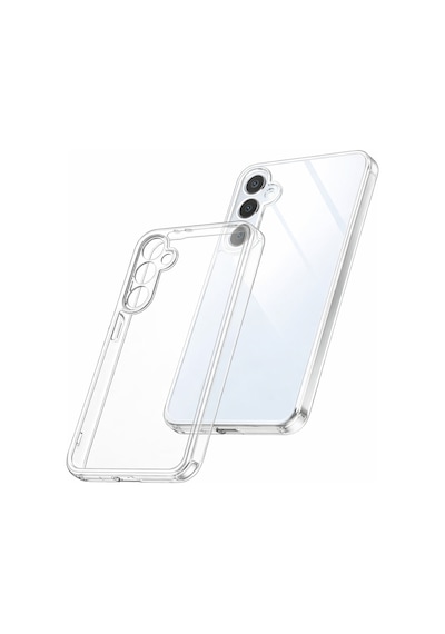 Samsung Uyumlu Galaxy S24 Fe Kılıf Şeffaf Kamera Korumalı 3d