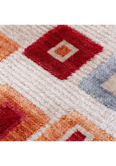 Eko Halı Zr 21 Beige Multy Modern Uşak Halısı Bej - Renkli