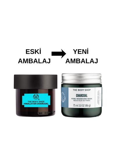 The Body Shop Charcoal Toksinlerden Arındırıcı Gözenek Küçültücü Işıltı Veren 75 Ml / Himalayan Yeni Ambalaj