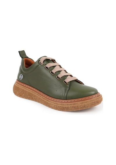 Mamma Mia Kadın Sneaker Bağcıklı Hakiki Deri Chunky Hafif Taban Yastıklamalı Yürüyüş 26y-7750 Haki Mamma Mia Kadın Sneaker Bağcıklı Hakiki Deri Chunky Hafif Taban Yastıklamalı Yürüyüş 26y-7750 Haki
