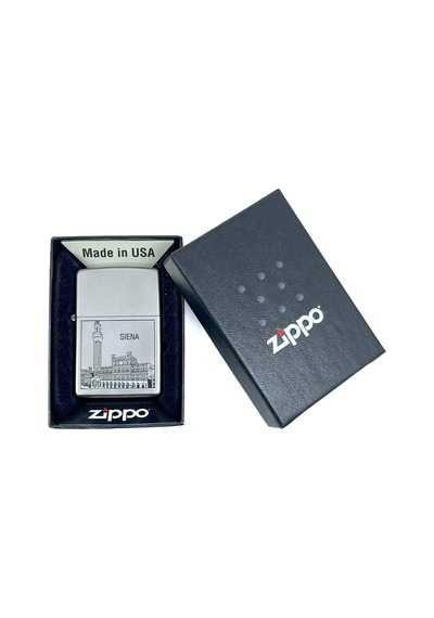 Zippo Siena Piazza Del Campo Dizayn Çakmak Gri