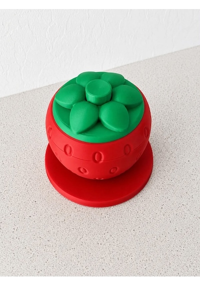 Meydora 3d Baskı Çilek Dizme Oyuncağı Montessori Eğitici Renk Ve Sıralama Oyunu