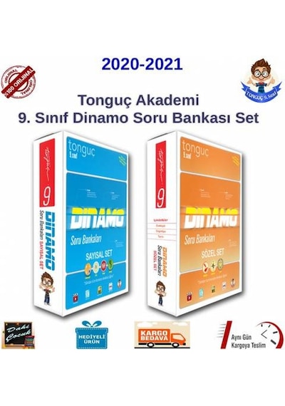 Tonguç 9.Sınıf Dinamo Sayısal + Sözel Set + Kitap
