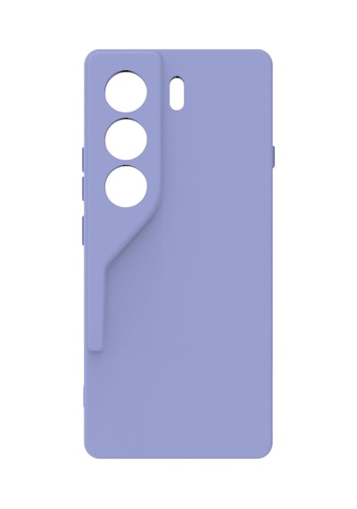 Tecno Camon 40 Pro Kılıf Kamera Korumalı Silikon Rubber Arka Kapak Lila