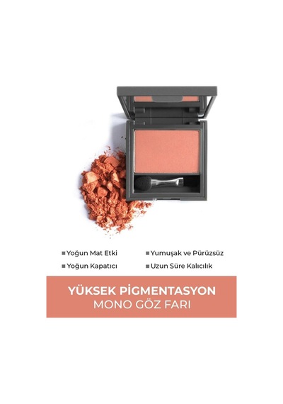 Göz Farı - Mono Eyeshadow 102 Soft Apricot 3,2 G Diğer