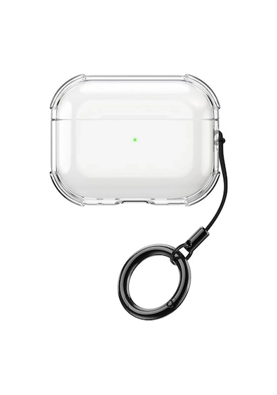 Apple Uyumlu AirPods Pro 3. Nesil İle Kılıf Antishocklu Şeffaf Silikon Showy Case Şeffaf