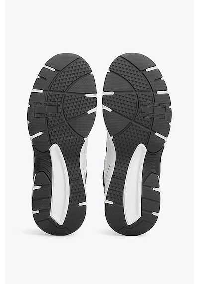 Tommy Hilfiger Erkek Th Coney Renk Bloklu Sneakers - Lacivert Rwb