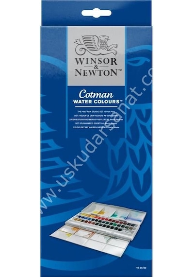 Winsor & Newton Cotman Suluboya 45'li Tablet Set