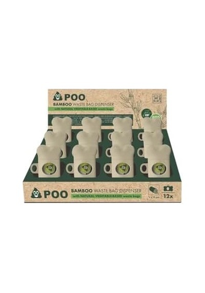 M-pets Poo Bamboo Dışkı Toplama Seti 15 Yaprak 12li Set