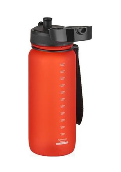 Uzspace 650ml Soft Touch Tritan Su Matarası Kırmızı Beyaz